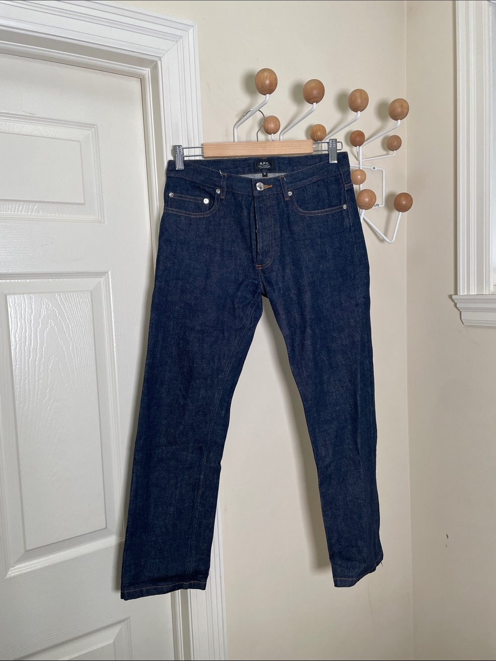 A.P.C. New Standard - Straight Raw Selvedge Indigo Jeans - Navy  30x25